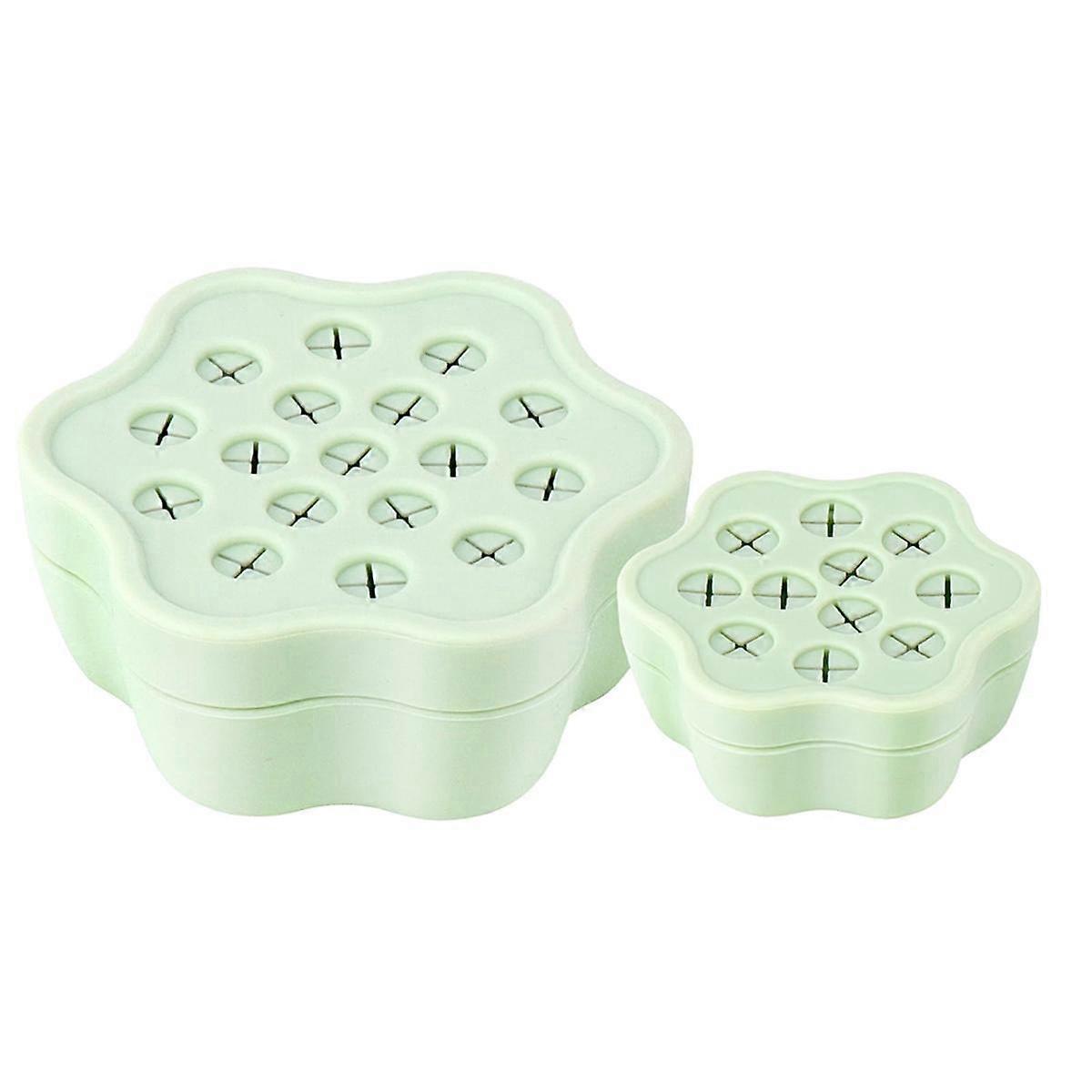 Upgraded Spiral Ikebana Stem Holder, Set of 2 Silicone Flower Arrangement Holder for Vases, DIY Stem Holder for Flowers