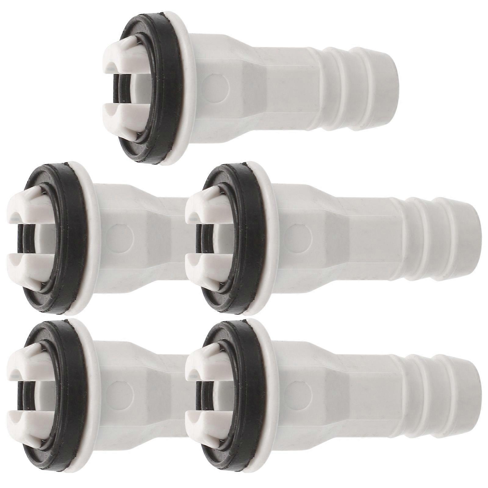 5Pcs Ac Drain Hose Connector Split Unit Pipe Adapter 15mm Window Ac Unit Fitting