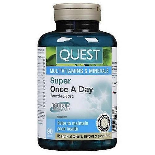超级每日一次缓释复合维生素，Quest 90 片（3 件装）