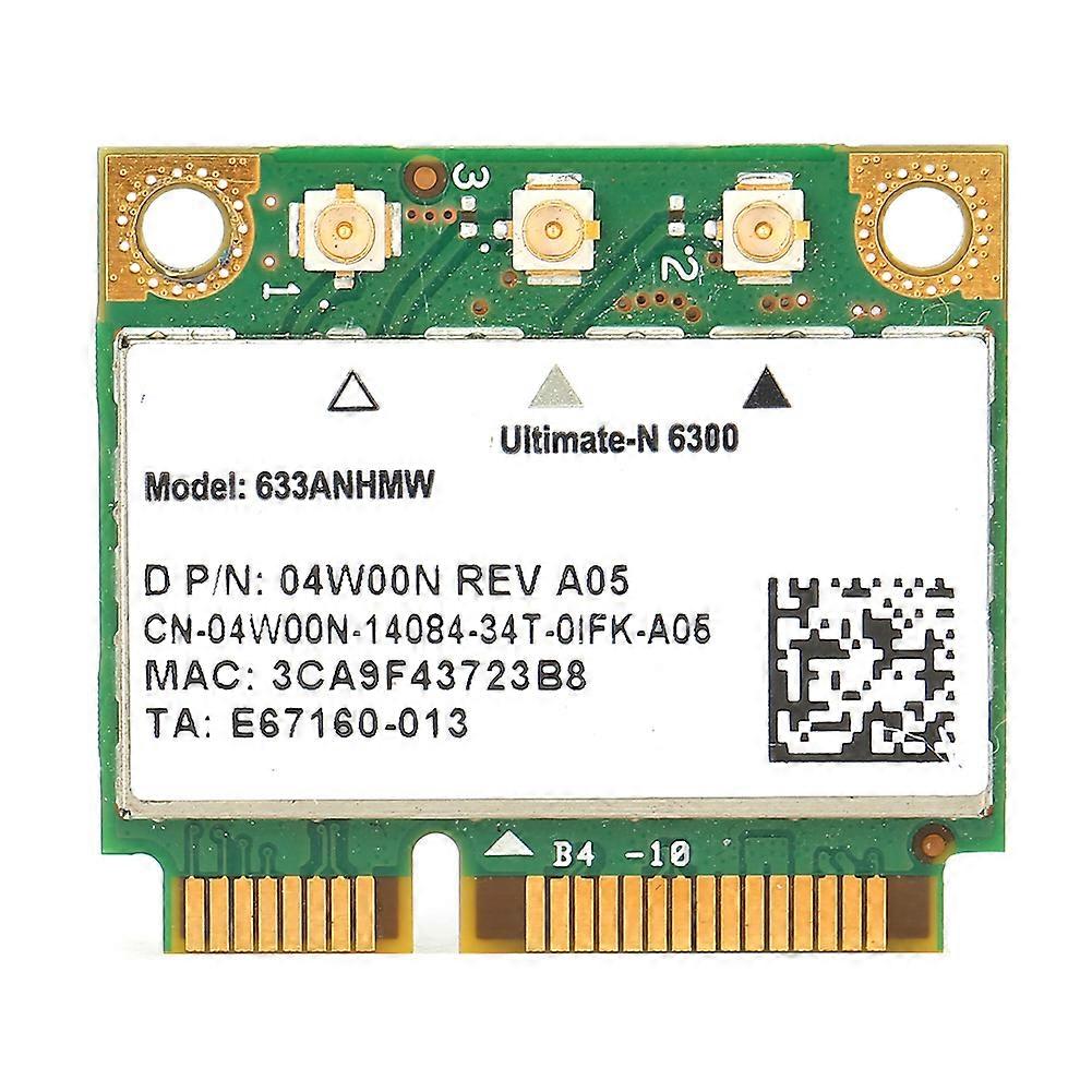 Placă de rețea pentru Intel6300 DualBand 2.4/5GHz 802 a g n 450Mbps Mini PCIE Port Wifi