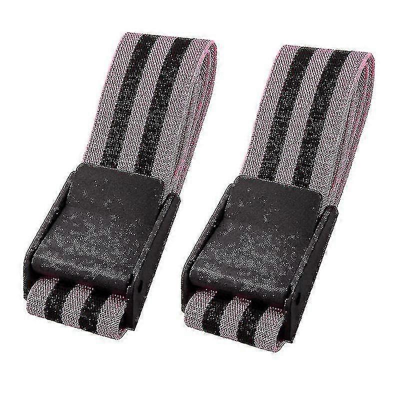 2pcs Occlusion Training Bands Blood Flow Restriction Bands Bicep Muscle Training Straps(blue)