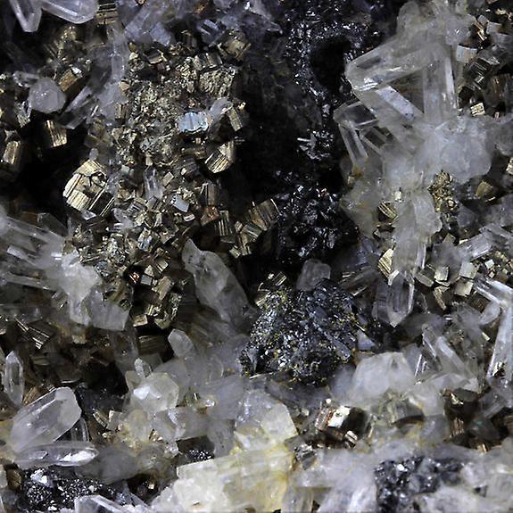Quartz, Pyrite, Tetrahedrite 1573.00 carats