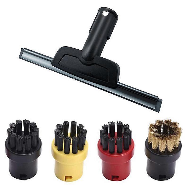 pour SC2 SC3 SC4 SC5 CTK10 CTK20 Buse de fenêtre Grattoir Brosse ronde pour nettoyeur vapeur Miroirs Moistur