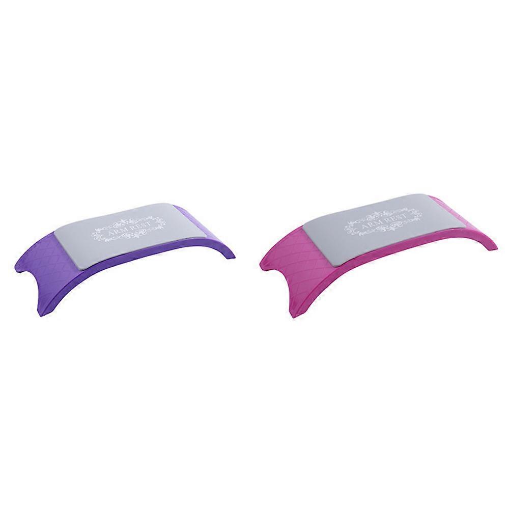 2pcs Nail Pillow Hand Rest Silicone Arm Rest Manicure Hand Rest for Nails