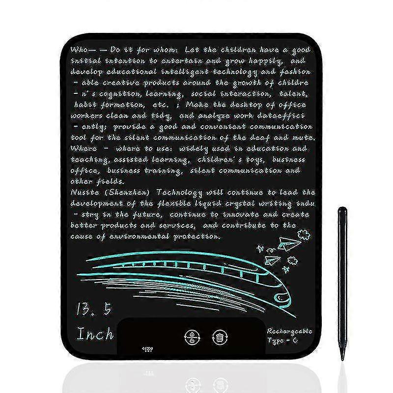 13.5" Single LCD Writing Tablet for Home Office & Gift