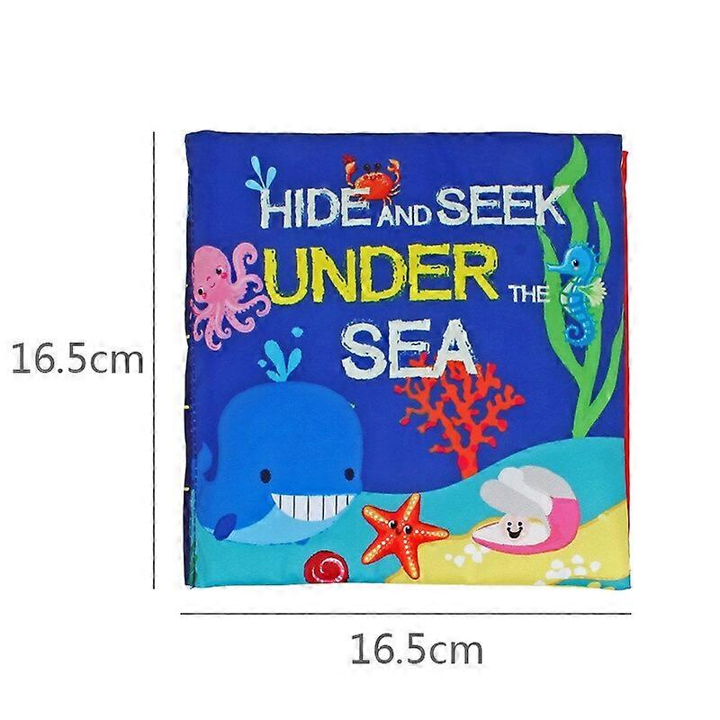 0 12 Months Baby First Cloth Book Infant Toddler Educational Booklets Toys 1 Year Ring Paper Enlightenment Book KF182| |