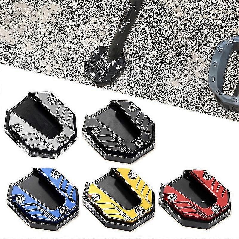 Universal Scooter Motorcycle Bike Kickstand Extender Foot Side Stand Extension Pad Support Plate Anti-skid Enlarged Base