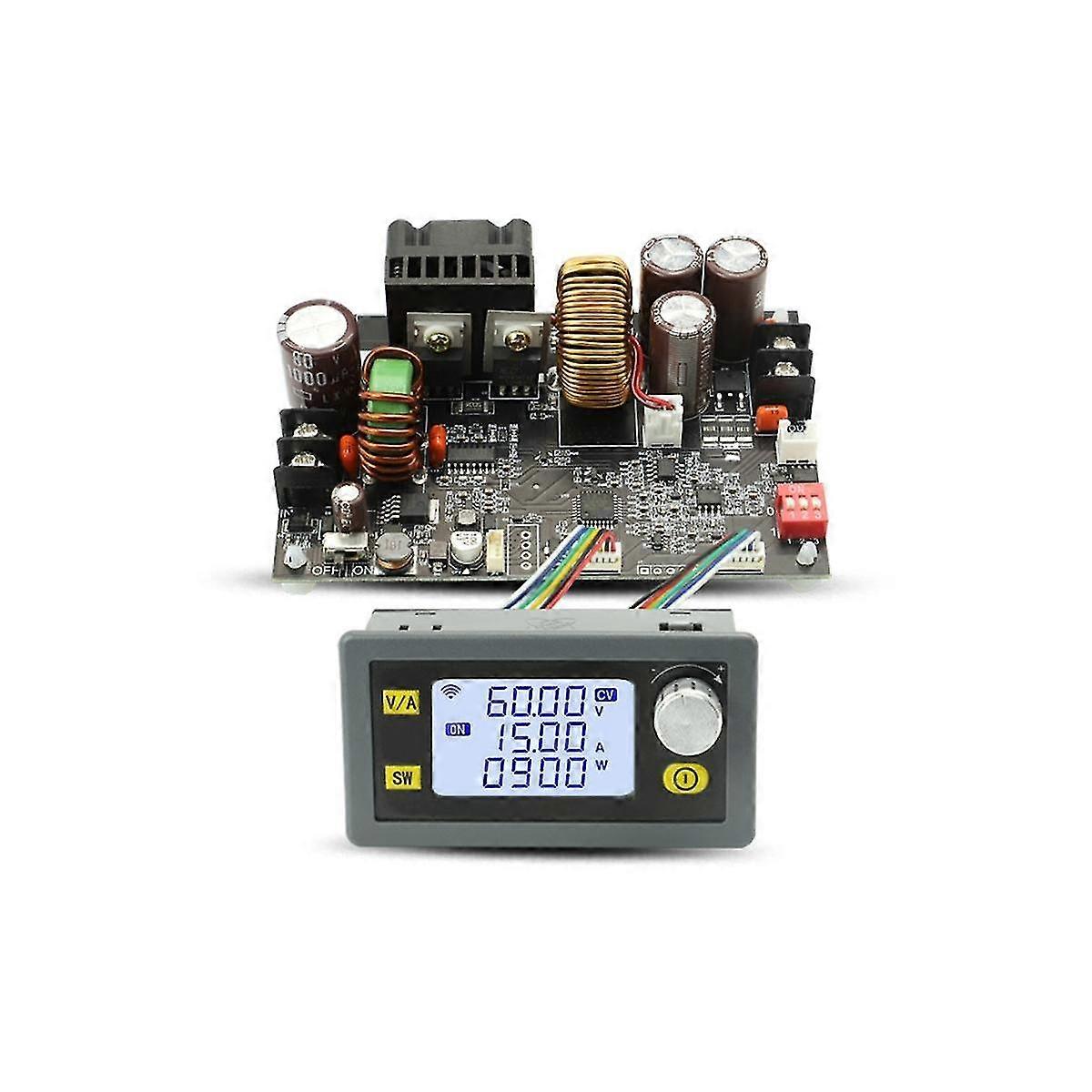 900w Dc Cnc Antihypertensive Boost Converter 6-70v Adjustable Power Supply Input Constant Voltage S