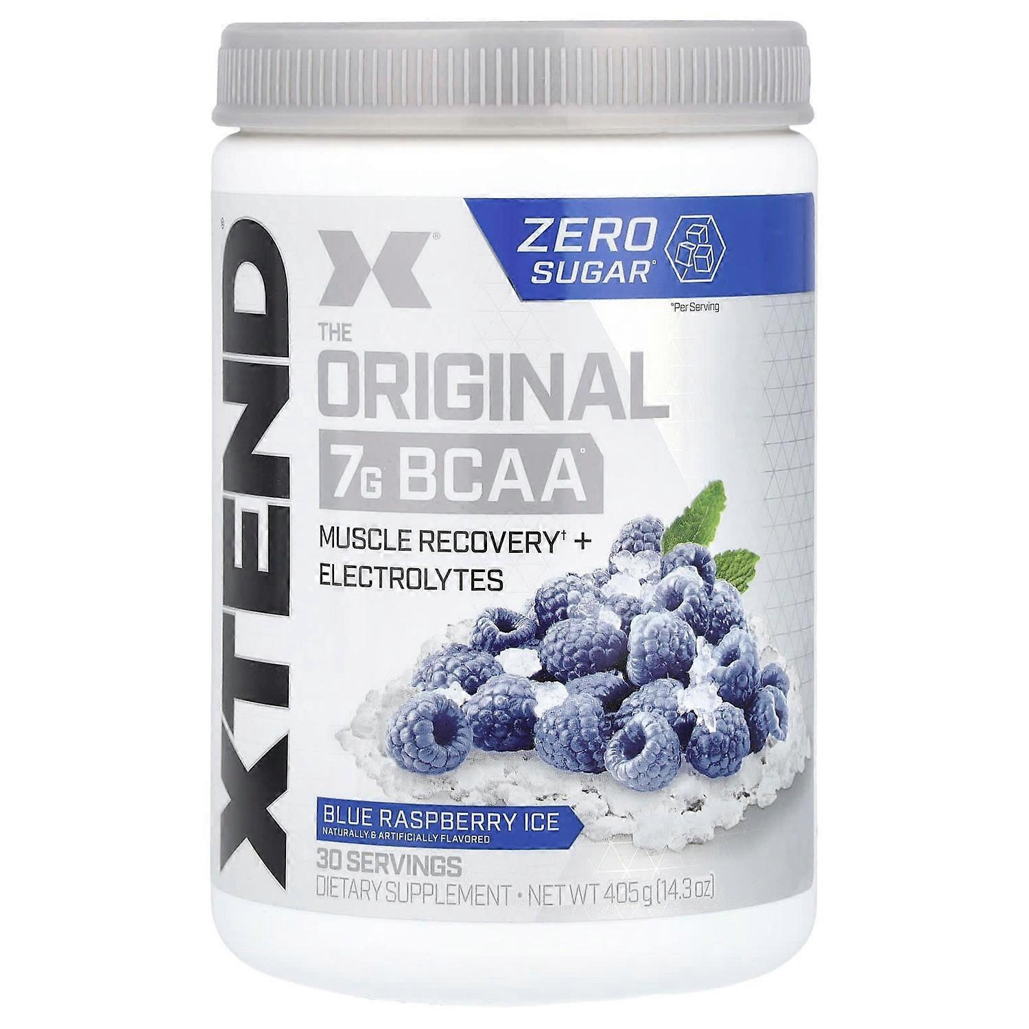 Xtend, The Original 7G BCAA, Blue Raspberry Ice, 14.3 oz (405 g)