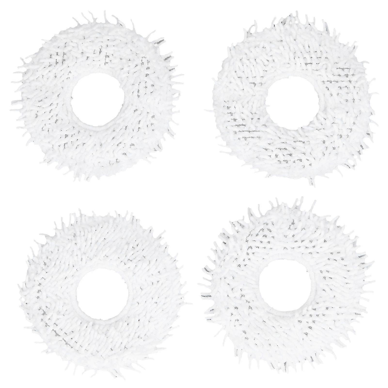 4Pcs Non Woven Cloth Replacement Mop Pad for N9+ Sweeper Robot Cleaning