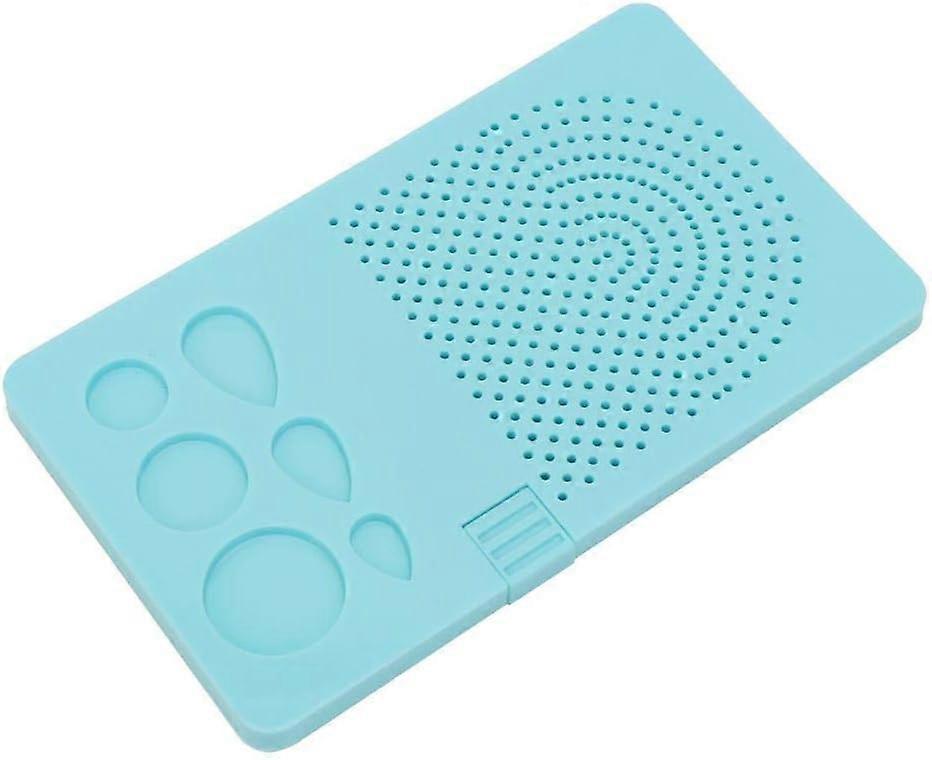 Quilling Board with 20 Pins, Grid Guide Quilling Board Paper Winding Disc Quilling Template for Paper Quilling Strips(Blue)