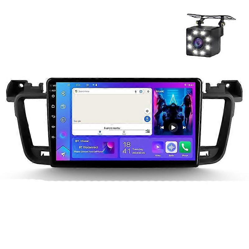 Android Car Radio For Peugeot 508 508SW 2011-2018 Carplay Android Auto Multimedia Player WiFi