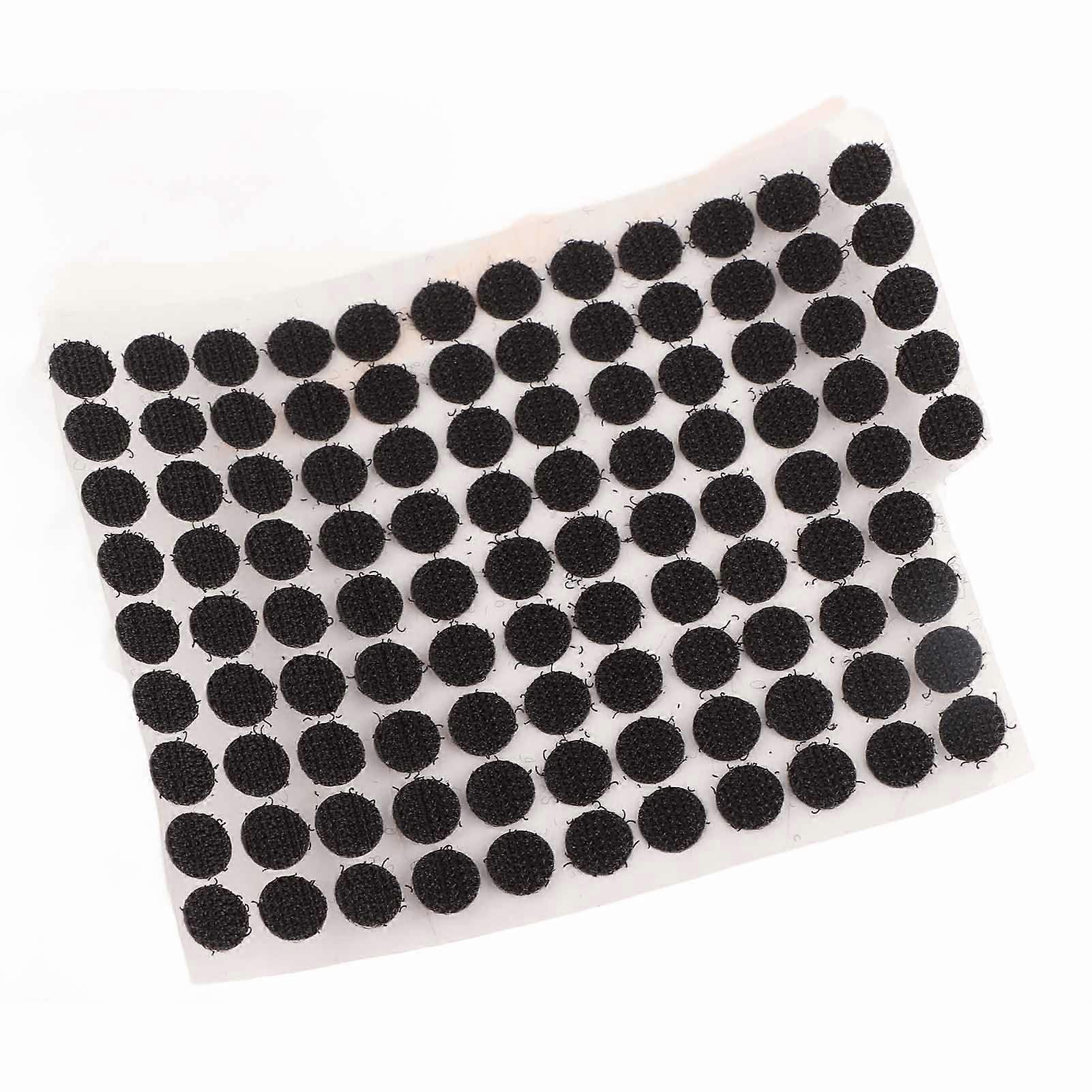 100PCS Sticky Back Mynt Sticky Dots Vattentät Hook and Loop Dots med lim