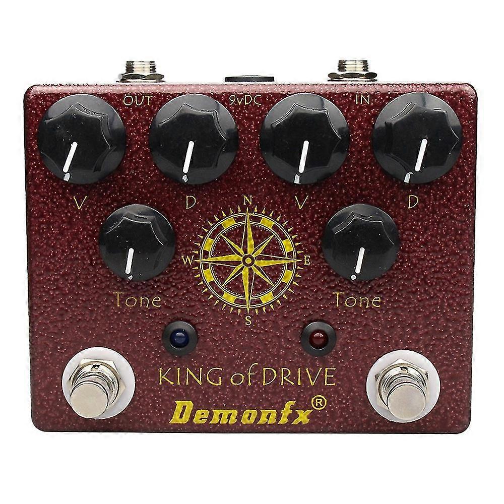 demonfx king of tone overdrive stomp analog based on analog man