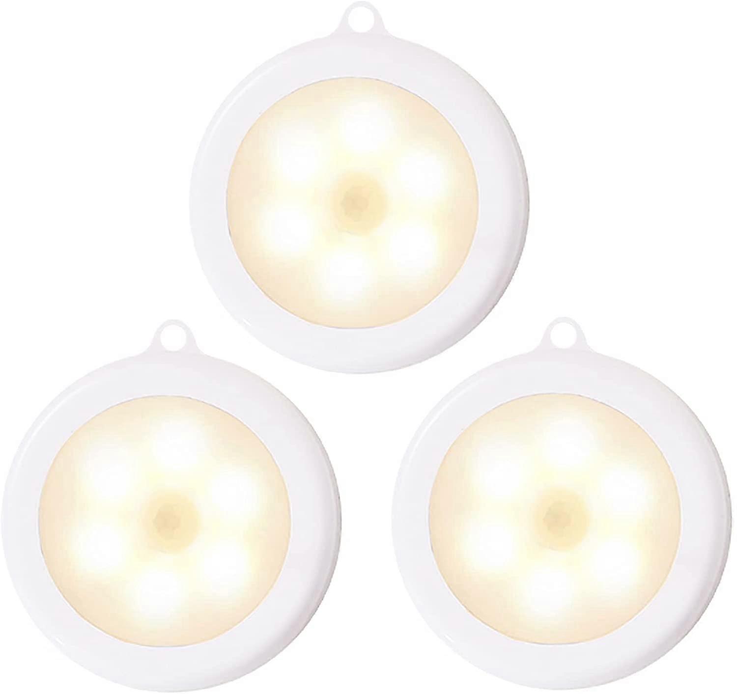 Motion Sensor Night Light Indoor Led Under Cabinet Lighting Stick-On Battery Powered