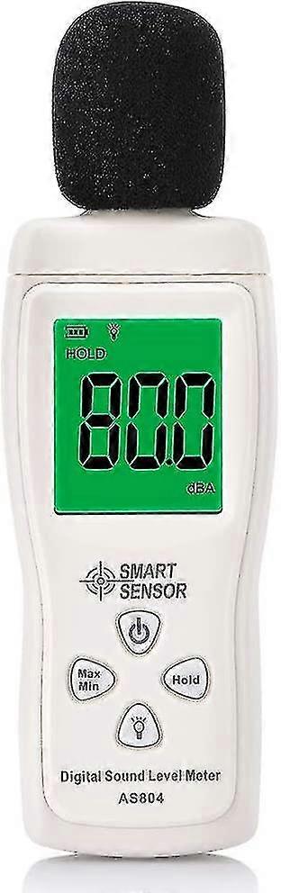 Digital Sound Level Meter, Digital Decibel Tester, Professional Decibel Meter 30-130dba, Minimum/maximum Data, Low Battery, Backlit Lcd Display, Auto