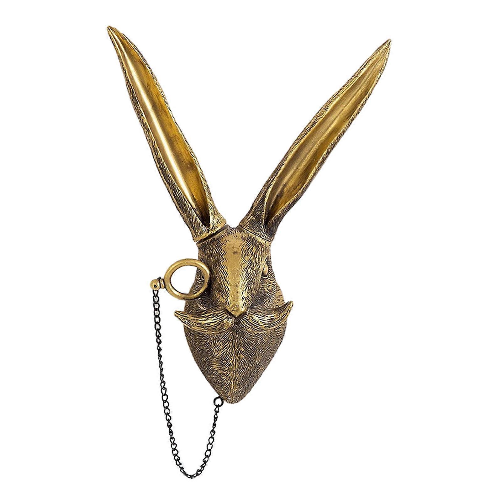 Imitation Copper Animal Wall Hanging Ormaments Personalized Crafts Decorative Props for Home Wall Bedroom