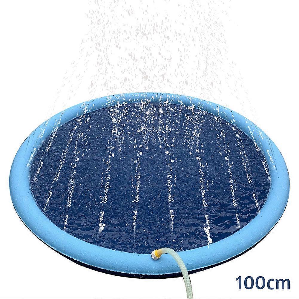 Sprinkler Playing Pad for Dogs Pet Portable Anti-Slip Water Game Pad for Outside