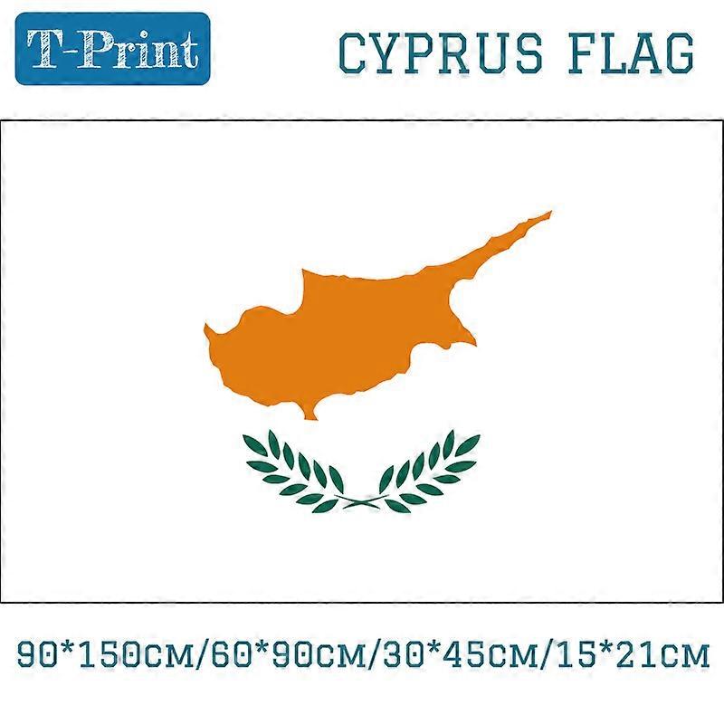 Cyprus Flag 15*21cm 3*5ft Flag 90*150cm/60*90cm/30*45cm