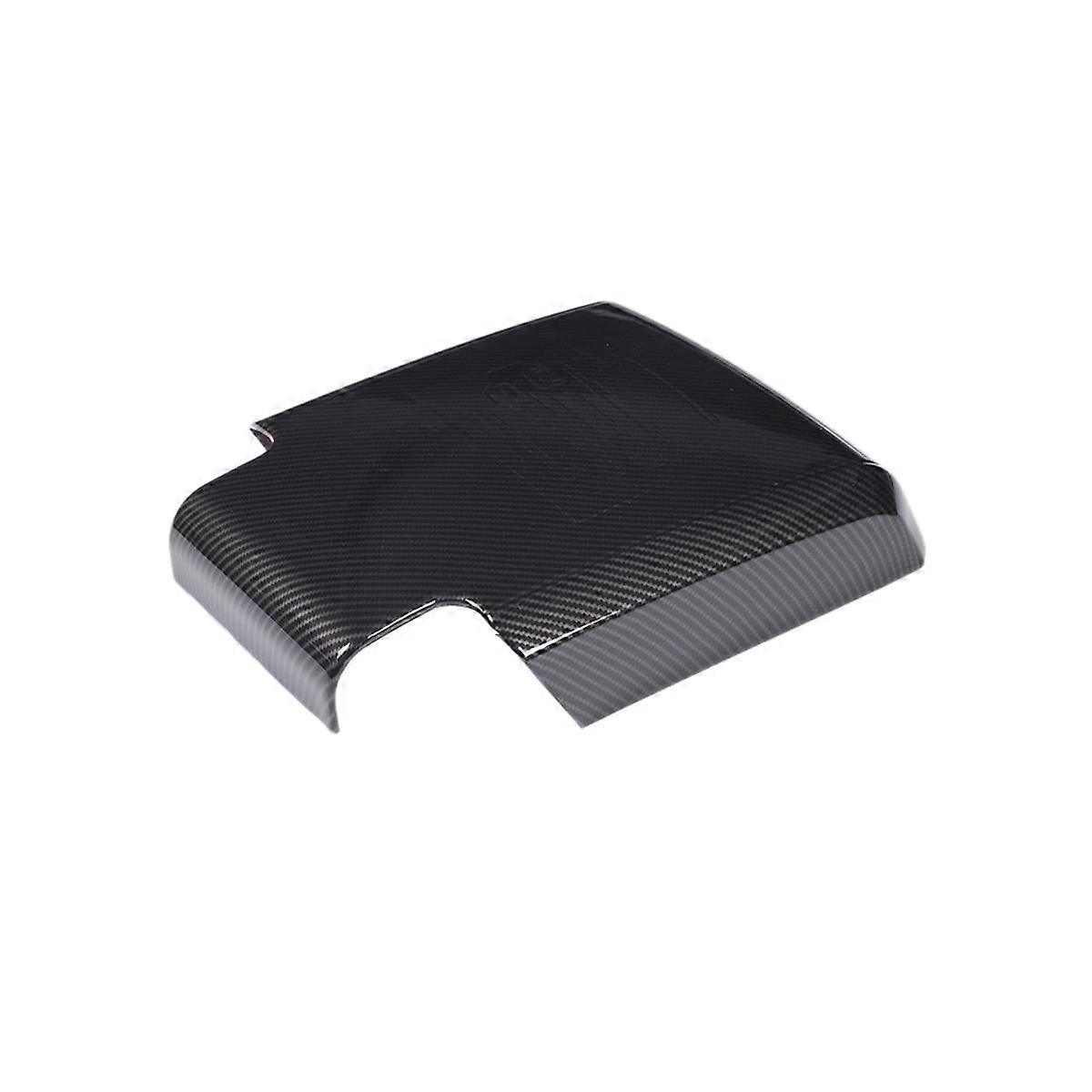 For 90 110 130 2020-2023 Car Center Console Armrest Box Cover Protective Trim (ABS Carbon Fiber)