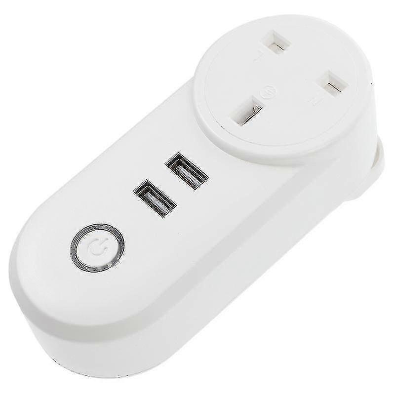 1pc Wireless Smart Outlet Switch Power Socket Remote Control Smart Socket (uk Plug)