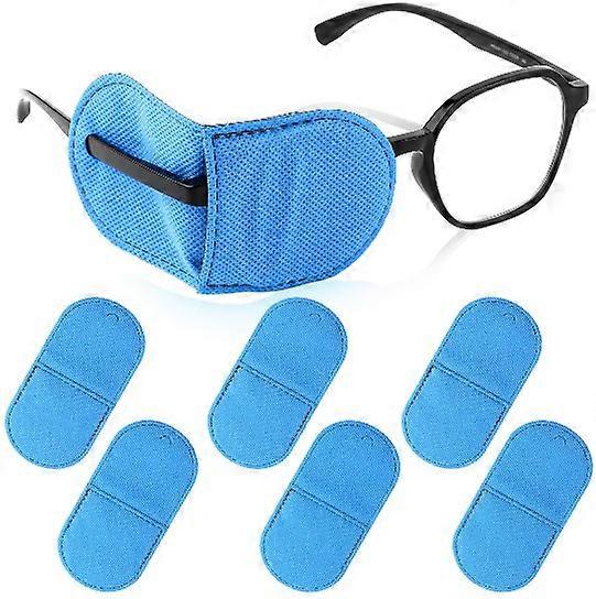 6 Pack Eye Patches for Kids, Medical Patches Treat Lazy Eye Amblyopia Strabismus Patch, Blue