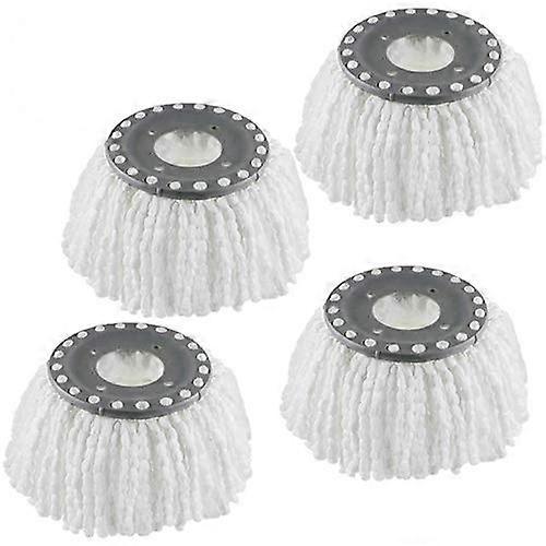 Mop Head Replacement,Universal Anti-Abrasive Microfiber Refill HeadEasy Cleaning Round Spin Mopping Refills,1PCS