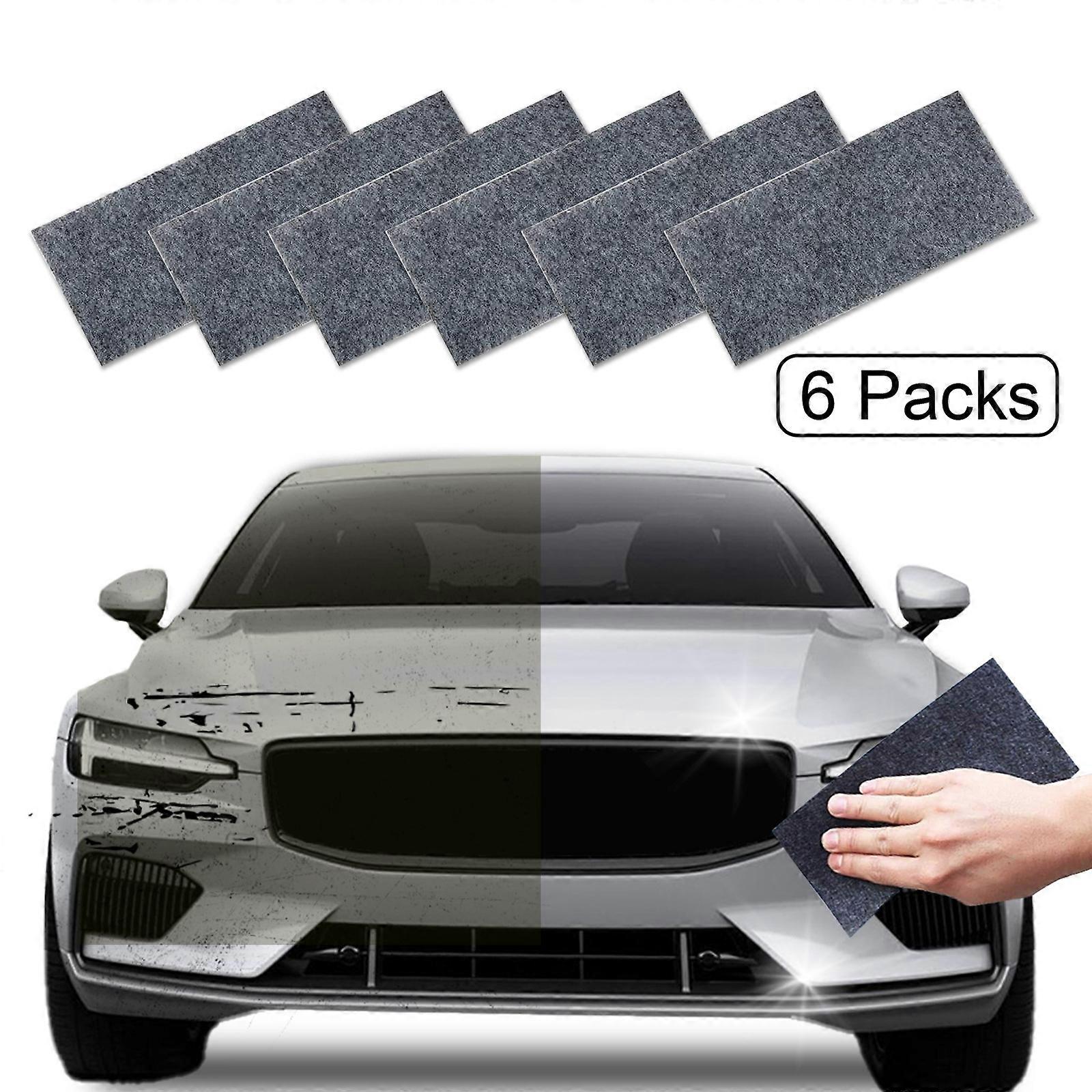 6 Pcs Nano Sparkle Cloth Car Scratch Repair Cloth Nano Magic Cloth For Car
