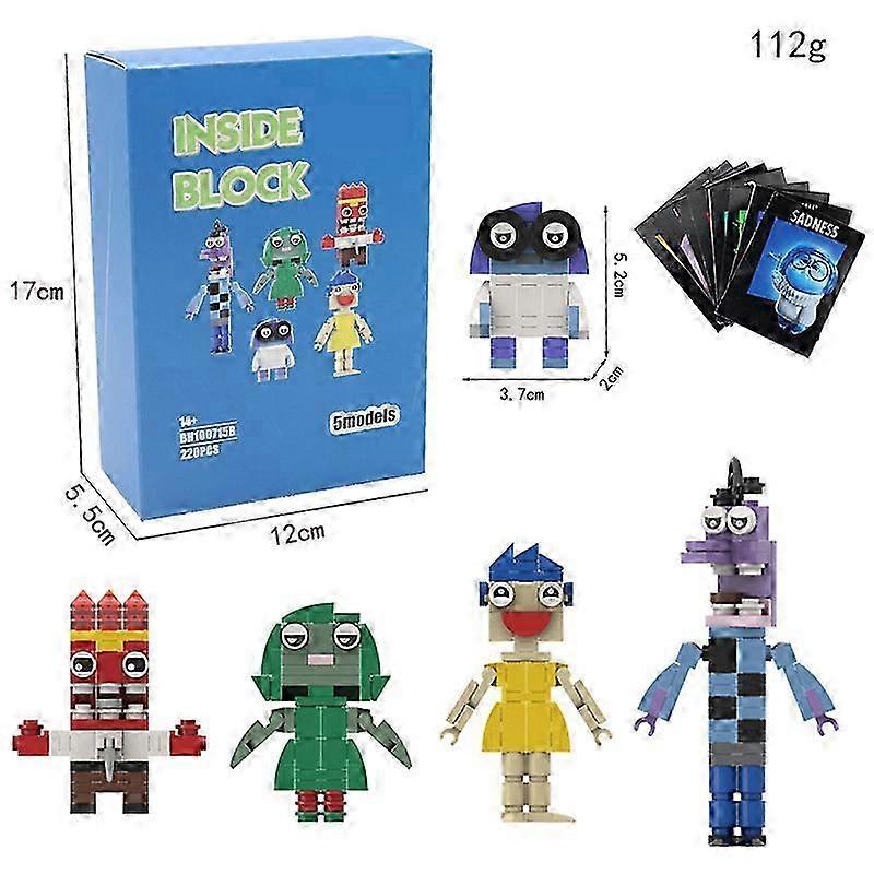 Brain Toy Building Blocks 9 Special Agent Team Movie The Game Handmade Toy Decoration Doll Card