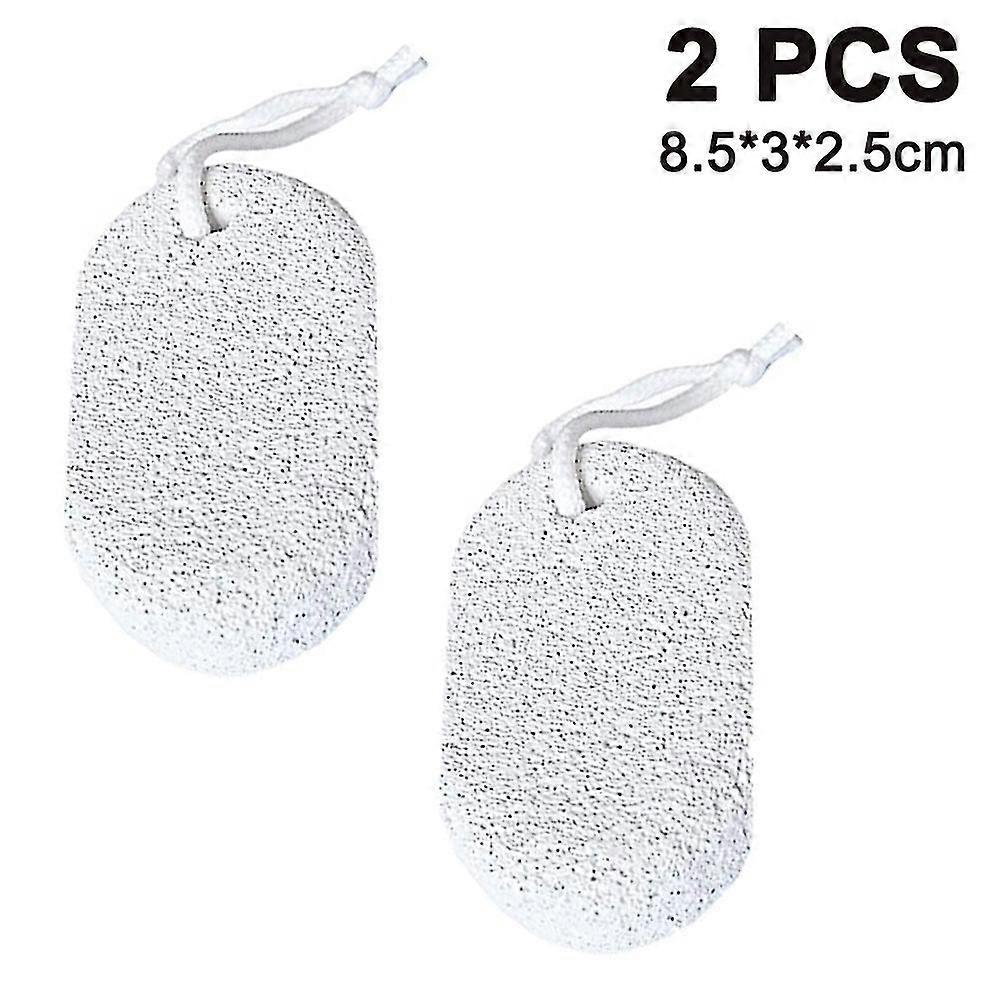 2pcs Pedicure Exfoliation Tool Corn Remover,8.5x3x2.5cm,white