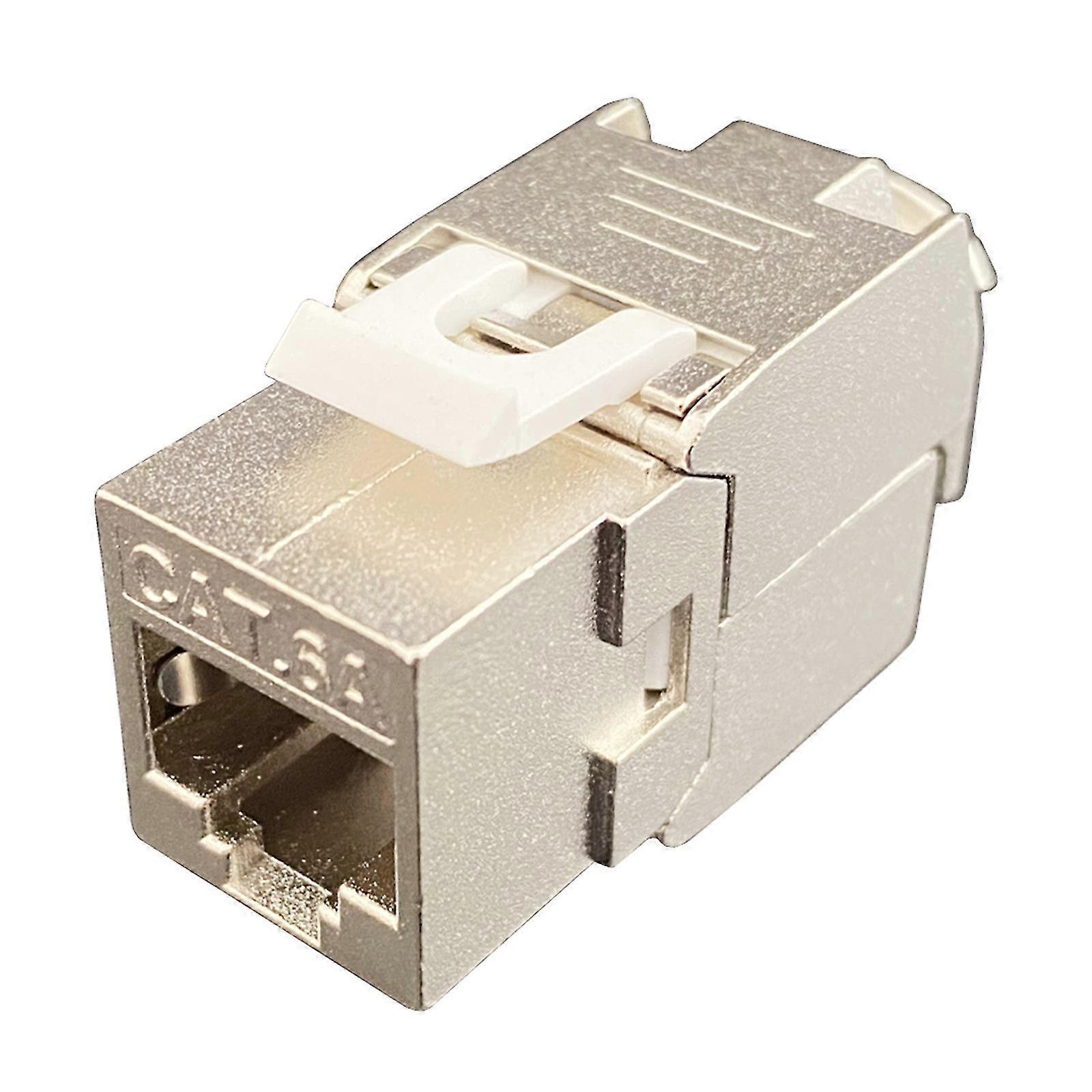 Rj45 Keystone Network Toolless Keystone Jack Module Full Shielded Zinc Alloy