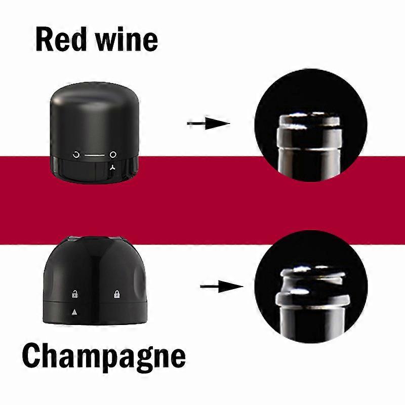 2pcs Bubble Wine Red Champagne Cork