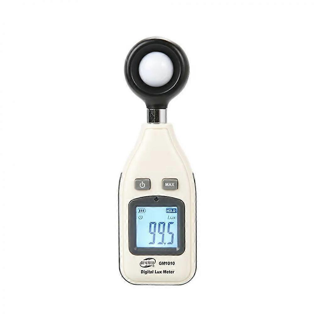 Illuminance Meter, Handheld Portable Lux Meter, Digital Display Illuminometer with Lens Cover for Illumination Measuring
