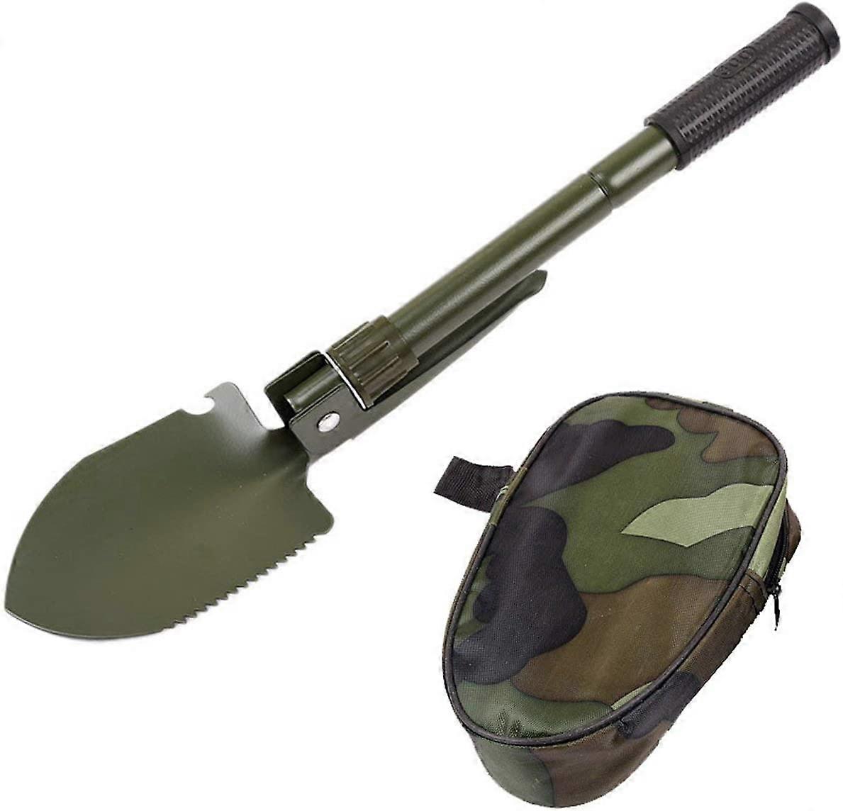 Foldable Rescue Shovel,40cm(green arm (compass version))