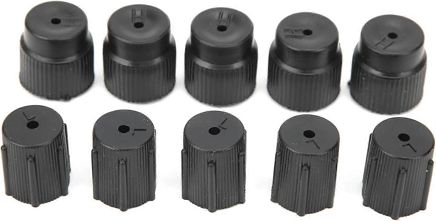 Luftkonditionering ventilkåpor, 10 st / set Universal luftventillock dammskydd set AC-system laddningsportlock för luftkonditioneringsservice AC-system Röding