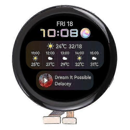 استبدال شاشة LCD والتحويل الرقمي تجميع كامل ، متوافق مع Huawei Watch 3