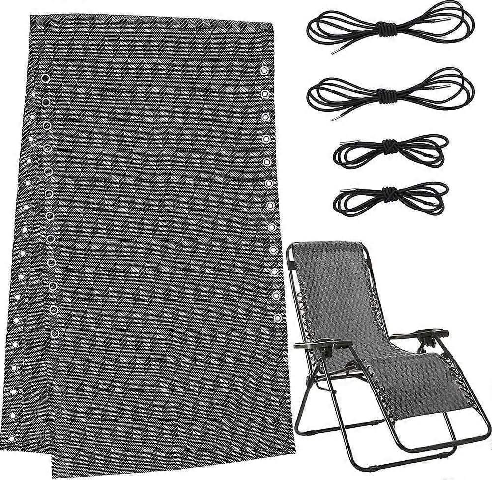 Zero Gravity Chair Replacement Fabric Antigravity Folding Lounge Chair Cloth Part with 4PCS Patio Recliner Repair Elastic Lace Cords for Garden Lawn B