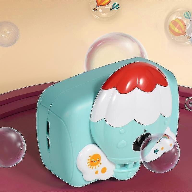 Yyh-bubble Camera With Music Light Electric Bubble Blowing Machine Kid Fully Automaticballoon