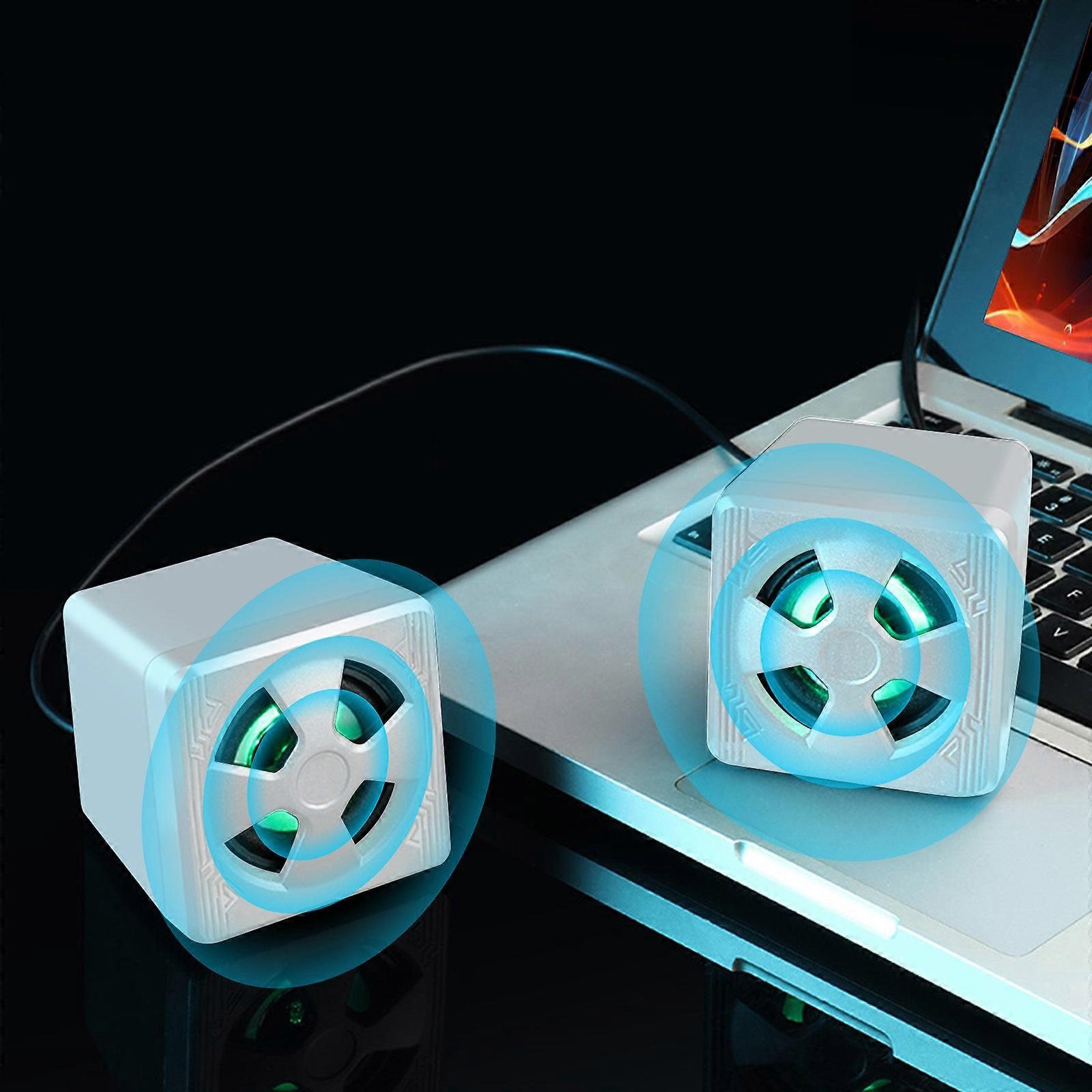 Exquisite USB Computer Speaker Compact And Portable Mini Sound Box For Laptops Desktops Mobile Devices As A Gift Or Desktop Decoration