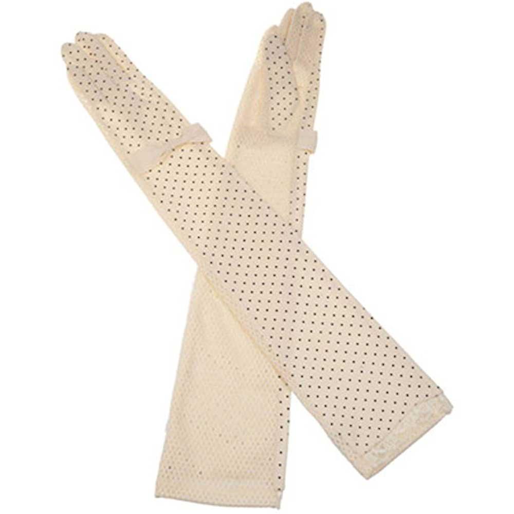 Kenmont Fashion UPF 50+ Summer Sun UV Protection Women's Long Gloves