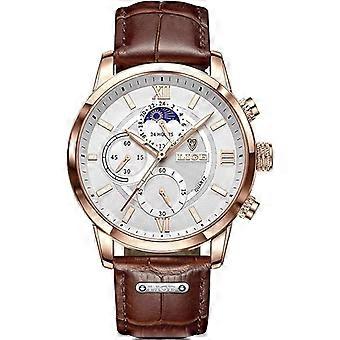 Nowy zegarek kwarcowy Business Leisure Fashion Wielofunkcyjny wodoodporny zegarek z chronografem