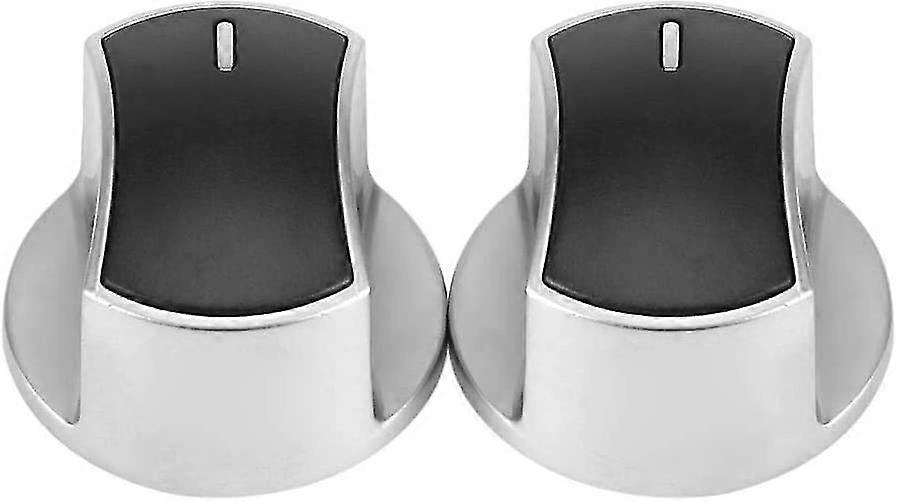 2pcs Universal Gas Stove Cooker Part Control Knobs Replacement Metal Rotary S  Cooking Surface