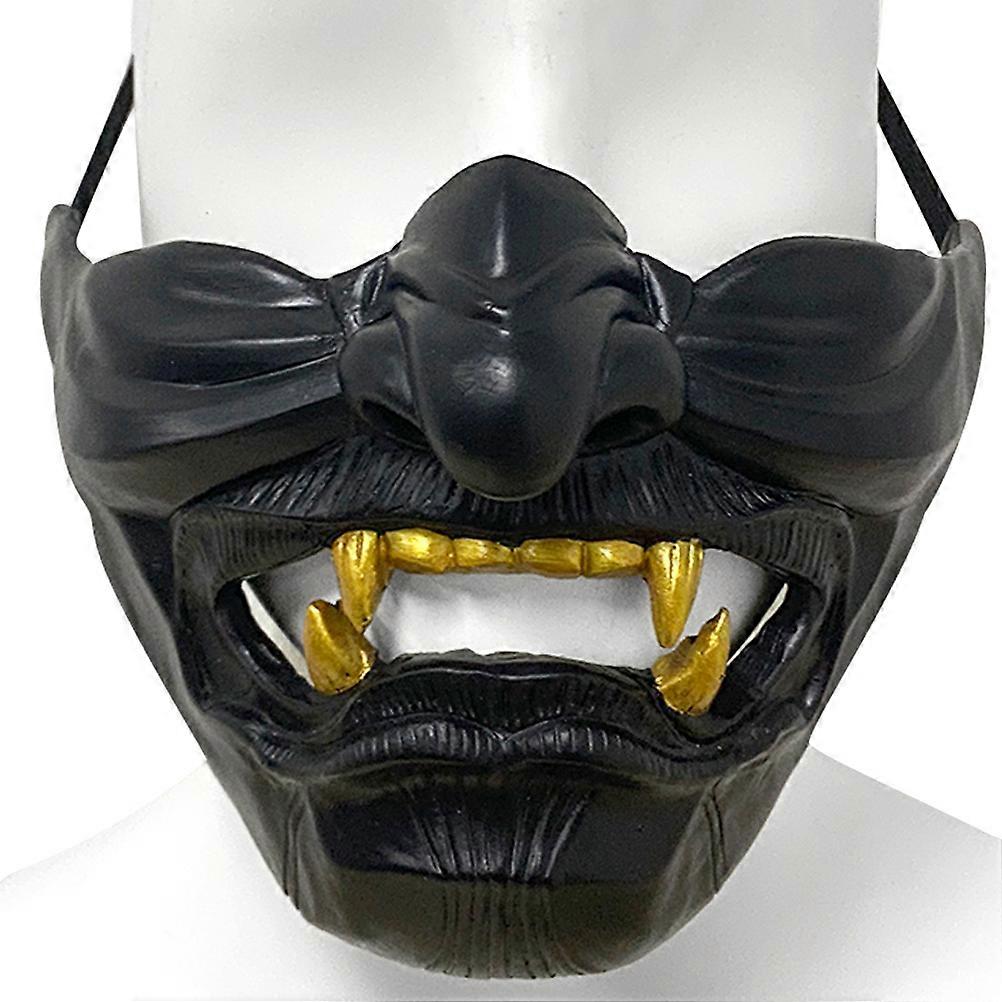 Halloween Ghost Mask Cosplay Half Face Mask Game Character Ghost Face Mask