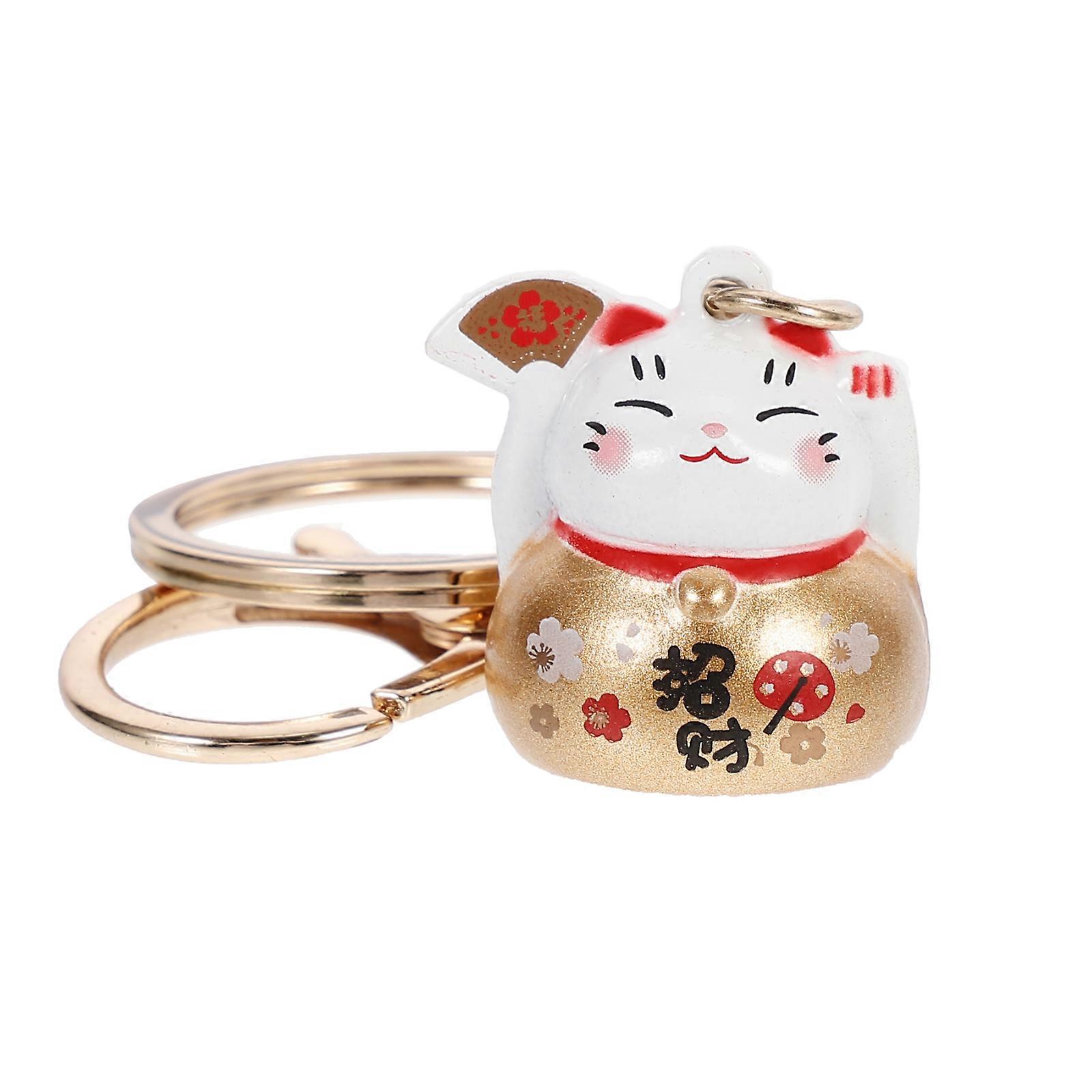Japanese Keychain Japanese Cat Keychain Cat Animal Ornament Bag Keychian Lucky Cat Keychain Cute Keychain