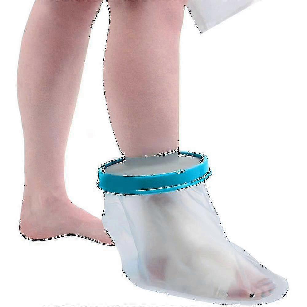 1 Pcs Cast Covers For Shower Adult Children Foot, Waterproof Foot Cast Wound Cover Protector For Shower Bath,soft Comfortable Watertight Seal To Keep