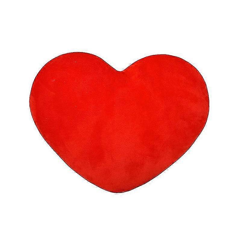 Cuscino soffice a forma di cuore (rosso)