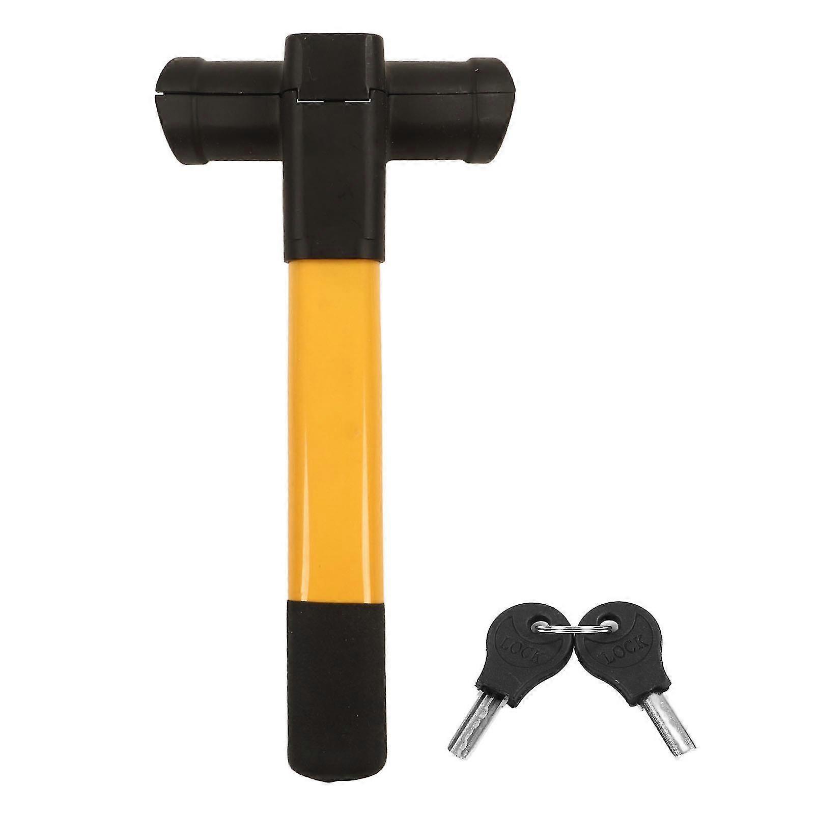 Universal Portable Steering Wheel T Lock with 2 Keys - Anti-Theft Car Security Device
