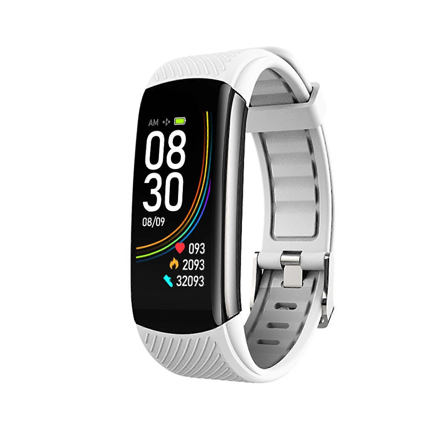 Blood Pressure Heart Rate Sleep Monitor Temperature Monitor, Smart Watch Pedometer Step Counter for iPhone & Android Phones for Kids Man Women