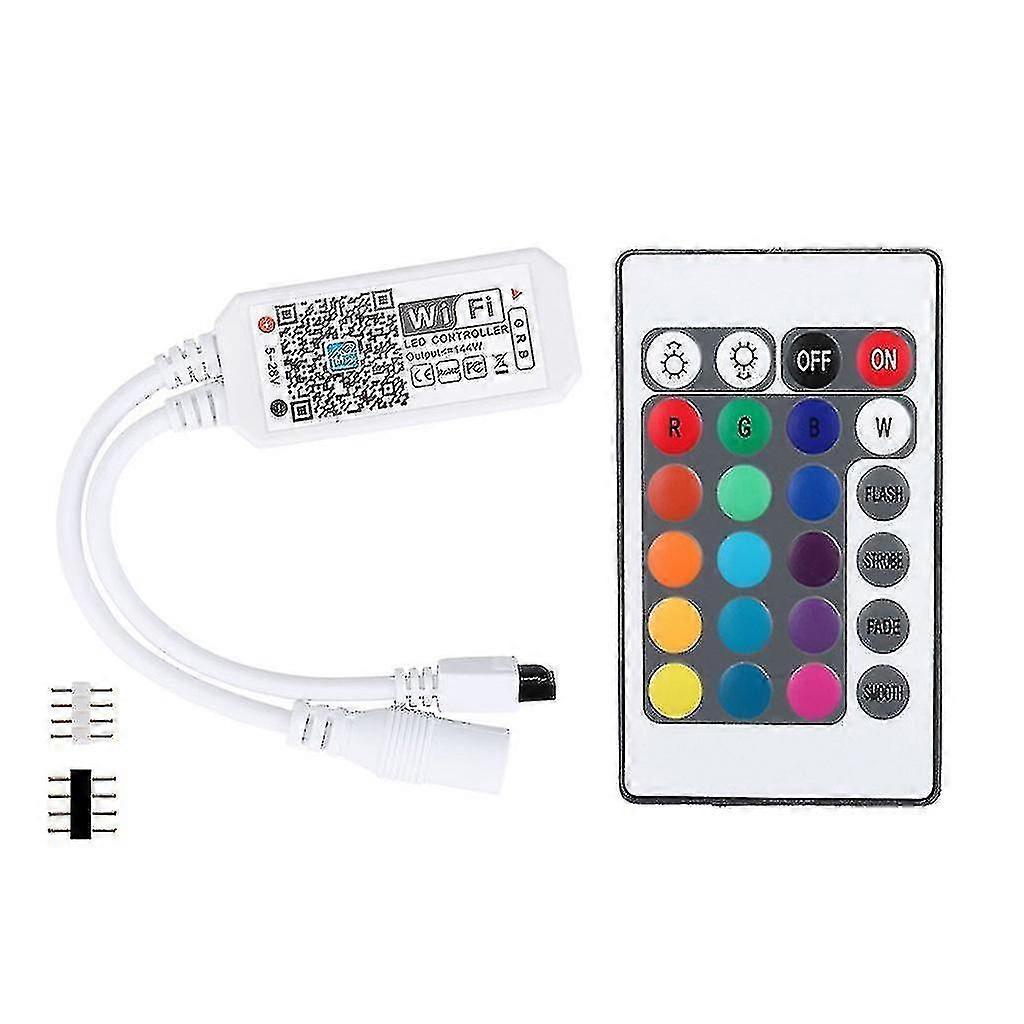 Smart Wifi Controller For Rgb Led Strip Light  Music Controller For Ir Rf Remote