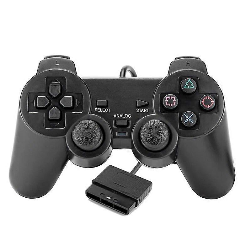 DATA FROG Wired Plug and Play Gamepad for PS2 Double Vibration Joystick Controller for Sony Playstation2 Console Accessories